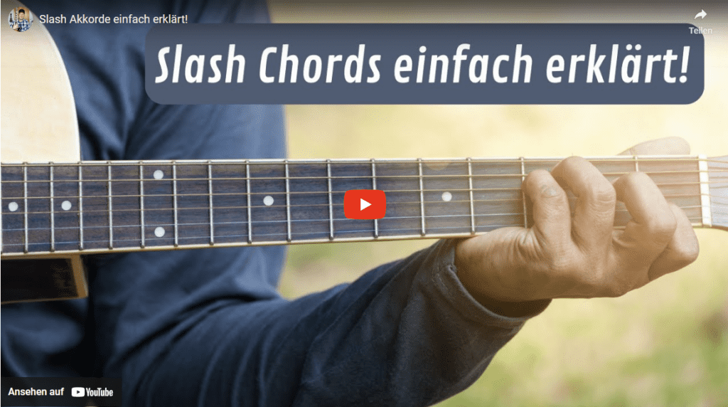 Youtube-Video Slash-Chords
